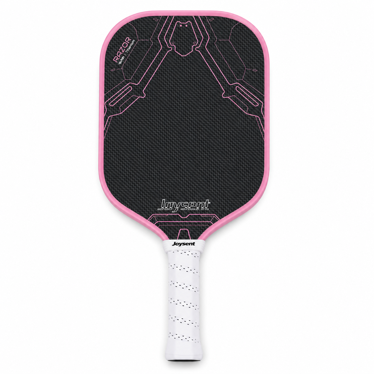 Raquette de Pickleball Hybride Titane & Carbone Tissé 215g — Ultra Légère, Spin, Agilité