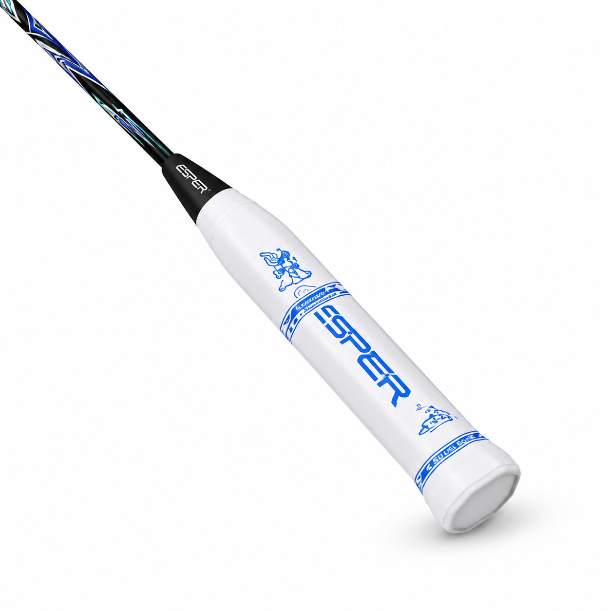 Raquette Badminton Carbone Défensive Ultra-Légère 7U – Cadre Aérodynamique