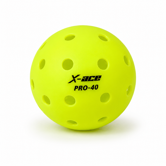 Balles Pickleball 40 Trous | Lot 40 Pièces | Haute Visibilité Verte