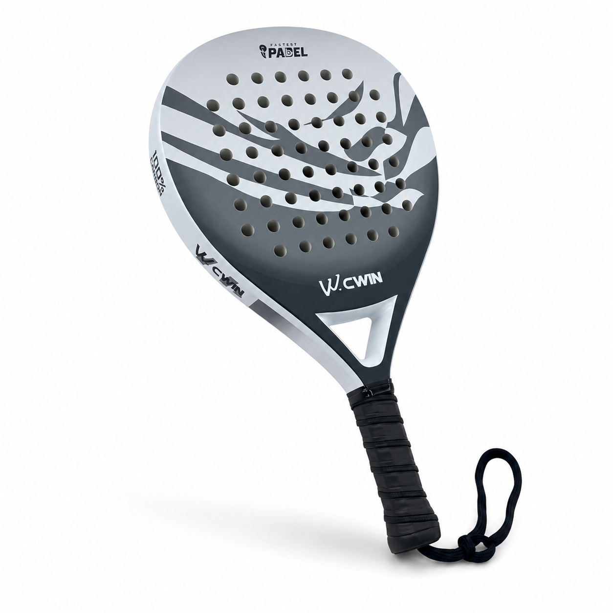 Raquette de Padel Fibre de Carbone 2026 + Sac Inclus – EVA Flex, Sweet Spot Optimisé