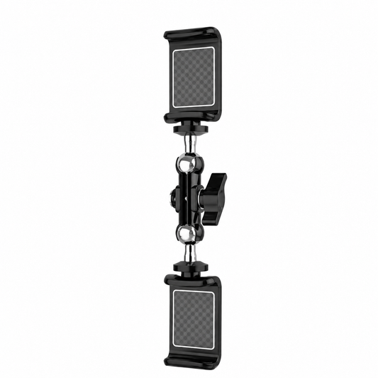 Support Téléphone Grillage Terrain - Fixation Pince Multi-Angle