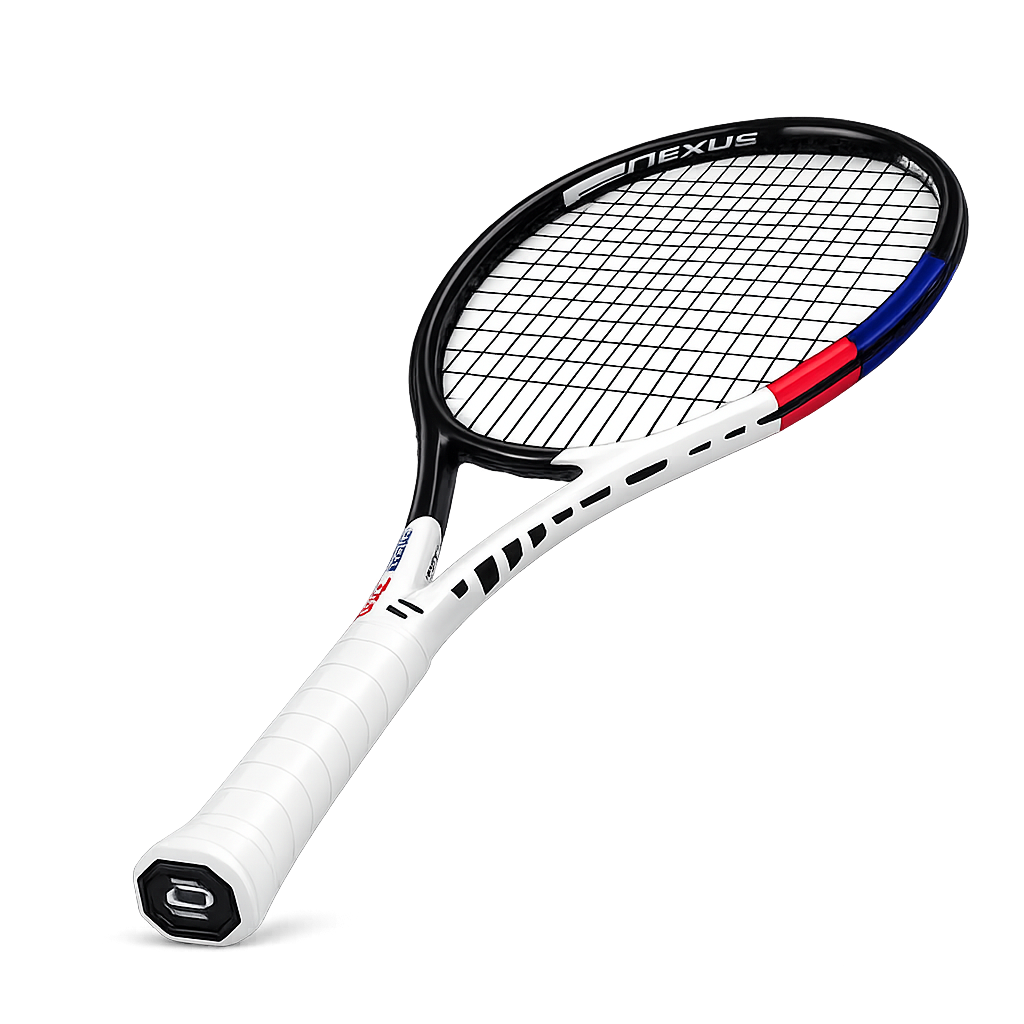 Raquette de Tennis Carbone – Contrôle & Anti-Vibrations