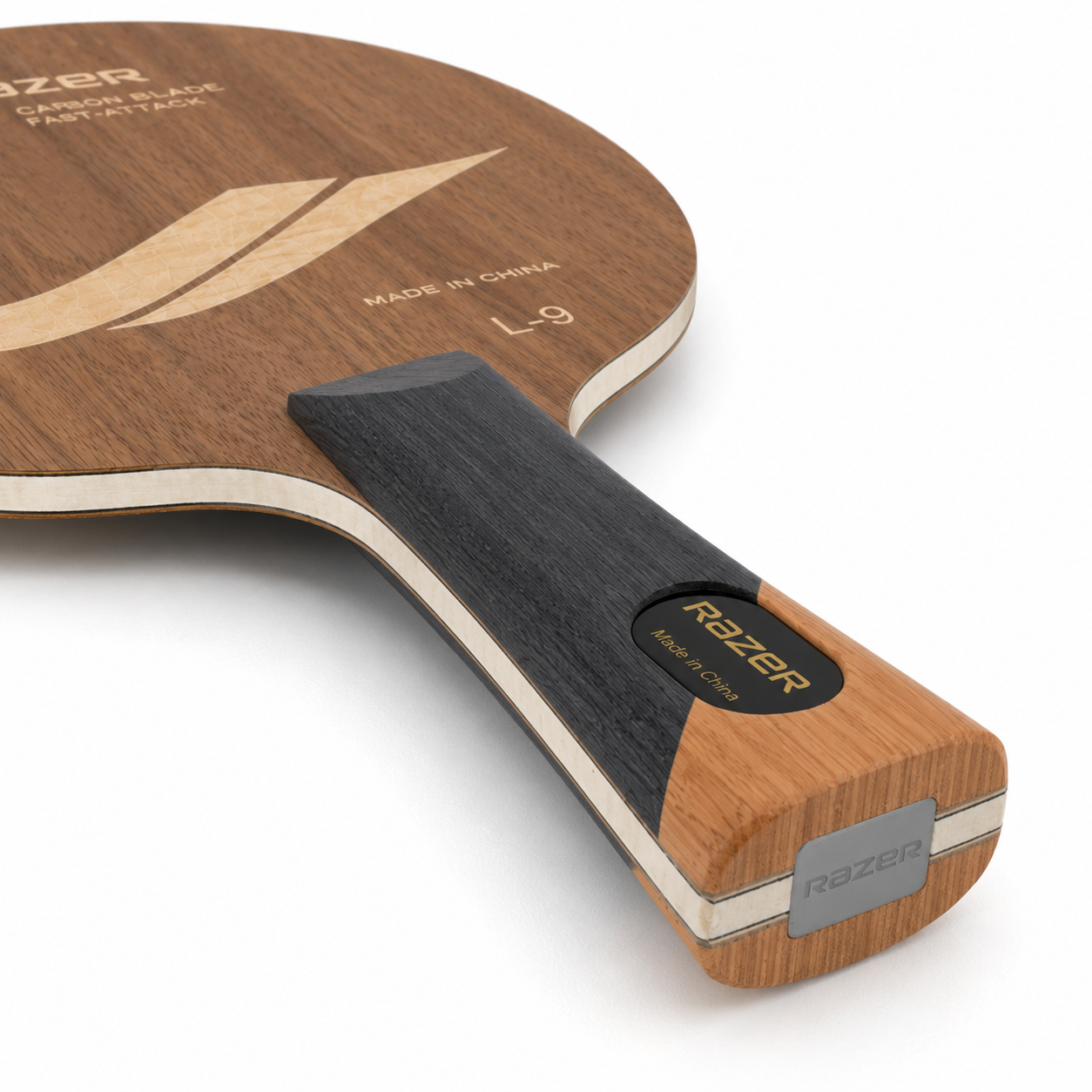 Lame de Tennis de Table 5+2 Carbone – Attaque Rapide