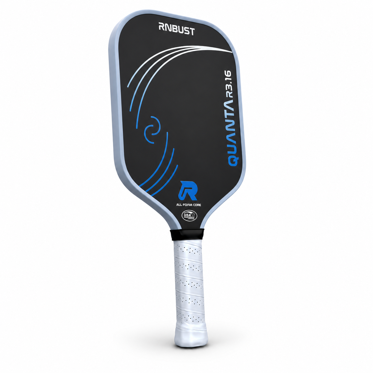 Raquette Pickleball Fibre de Carbone T700 – Légère 225g, Core EVA 16mm