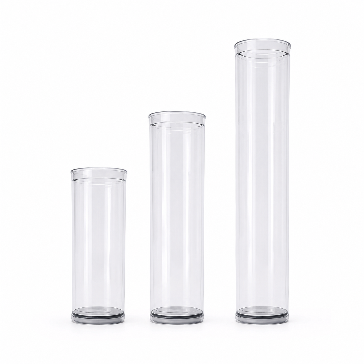 Tube de Rangement pour Volants de Badminton – Transparent, Acrylique
