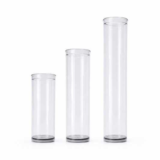 Tube de Rangement pour Volants de Badminton – Transparent, Acrylique