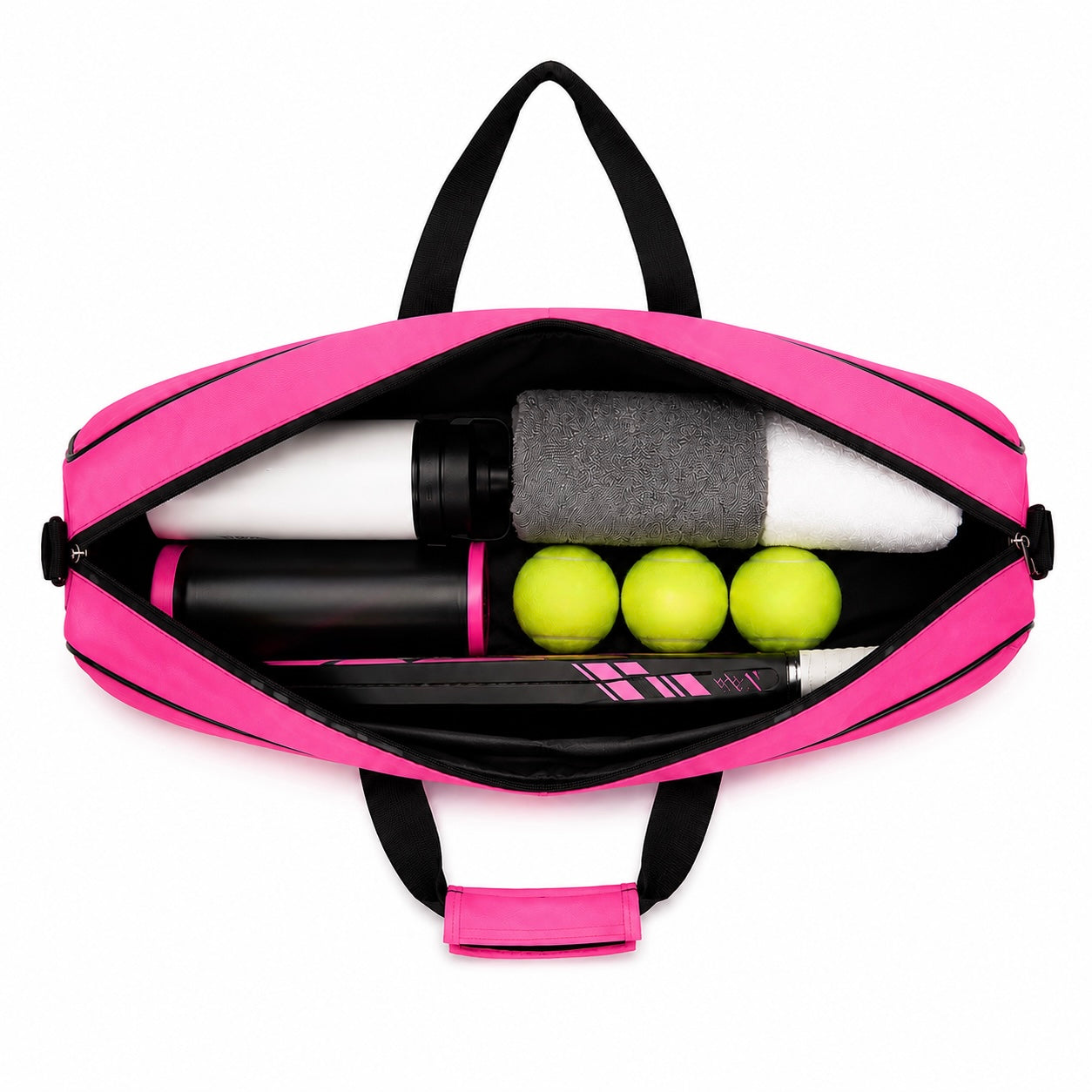 Sac Badminton & Tennis 3 Raquettes Grande Capacité – Bicolore Renforcé