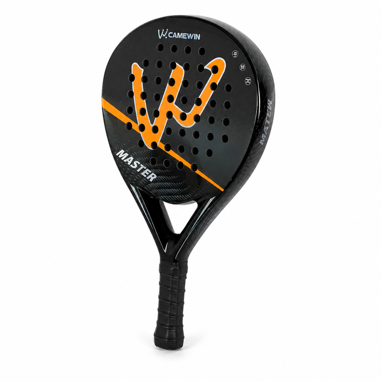 Raquette de Padel 100% Fibre de Carbone – Noyau EVA Sandwich | Kit Complet Sac + Dragonne