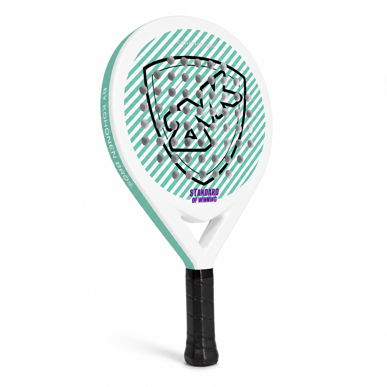 Raquette Padel Carbone Forme Ronde – Core EVA 38mm, Polyvalente Homme & Femme