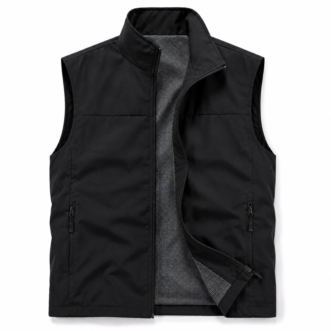 Gilet Cargo Sans Manches Homme – Imperméable & Séchage Rapide