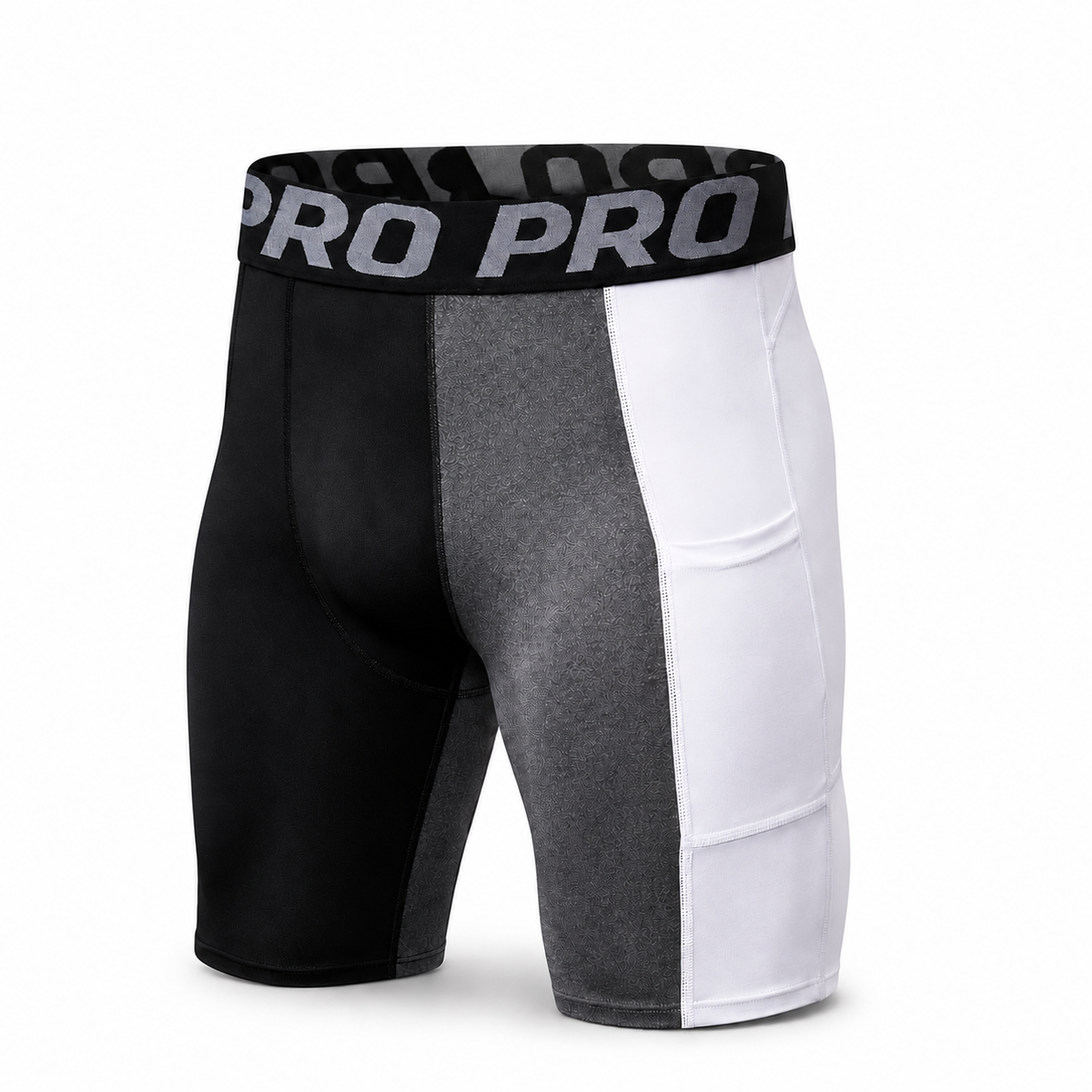 Short de Compression Homme avec Poche – Padel, Tennis & Fitness