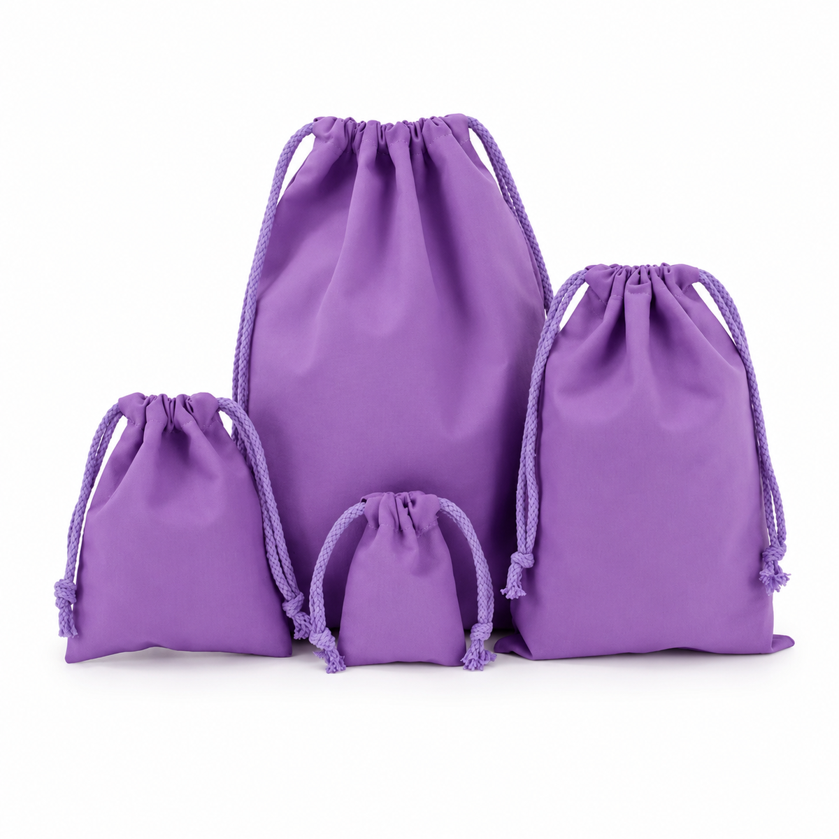 Pochette en Coton à Cordon - Sac de Rangement Multicolore