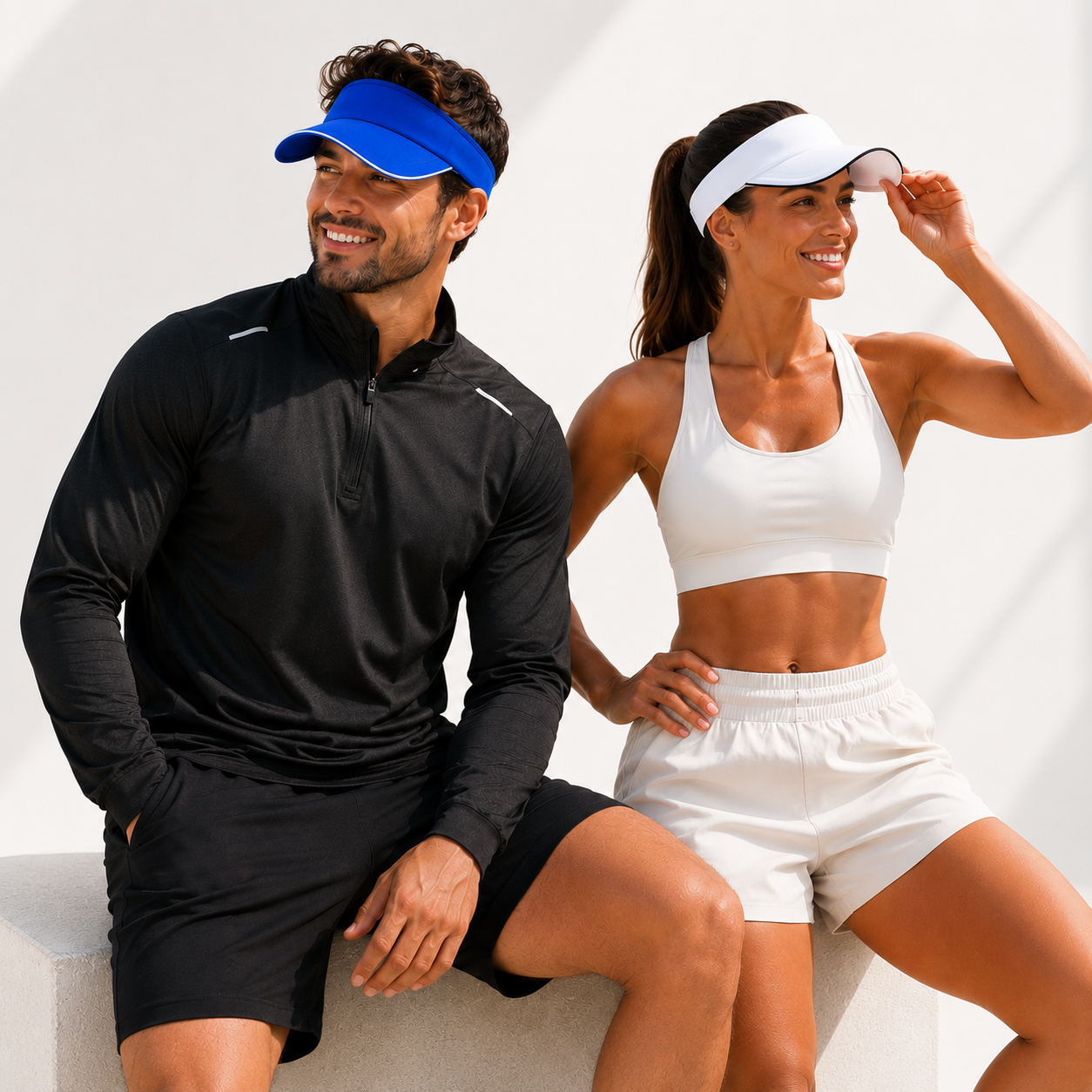 Chapeau de Tennis Ajustable - Large Bord, Respirant