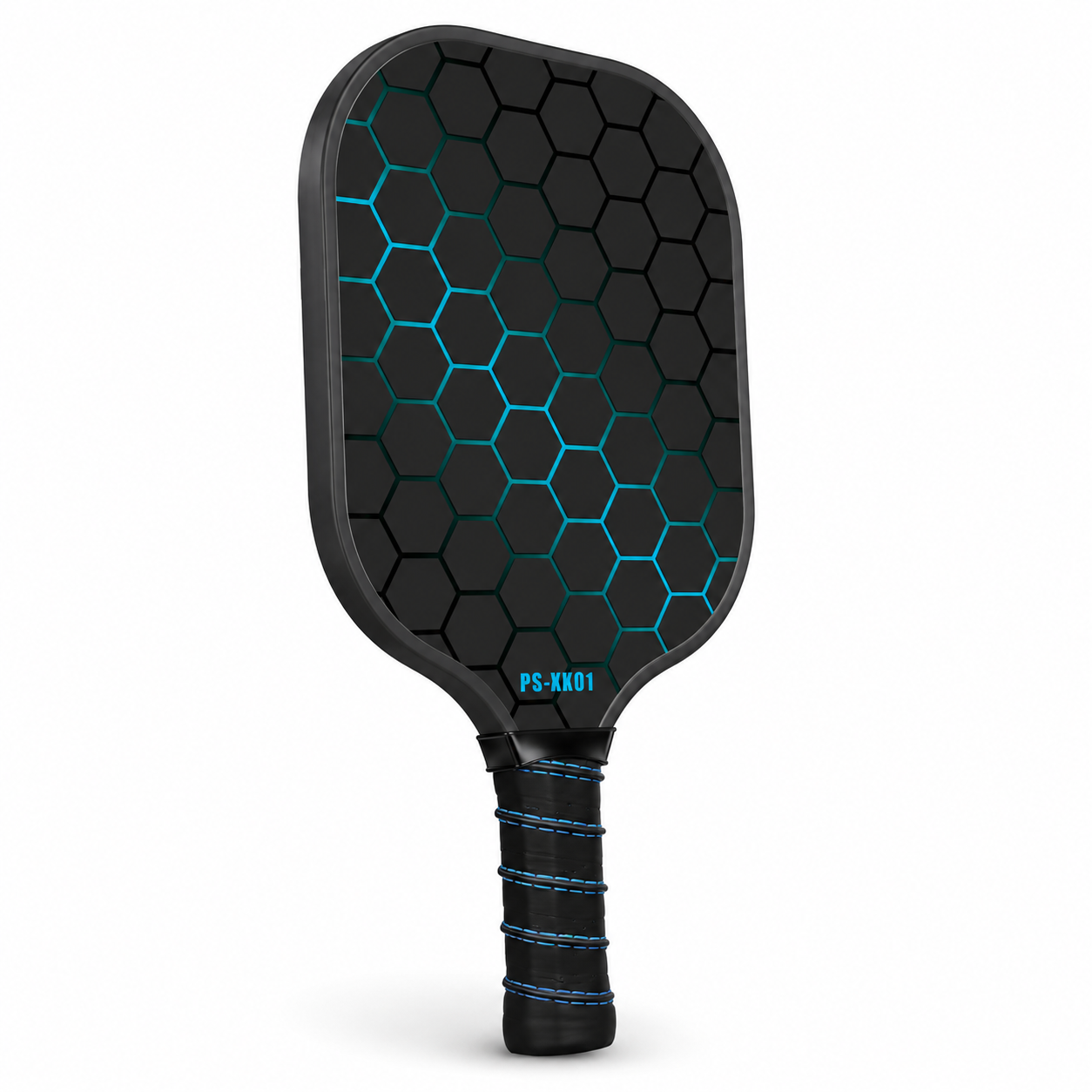 Raquette de Pickleball Fibre de Carbone — Surface Givrée 16mm, Effet Maximisé, Eco-Friendly