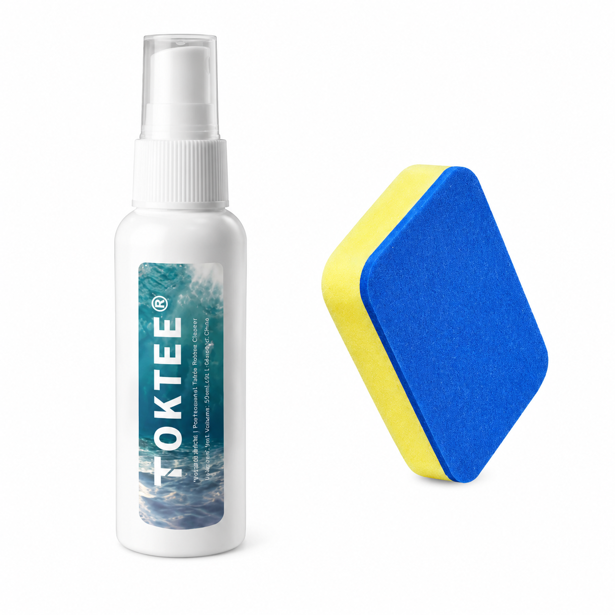 Kit de Nettoyage TOKTEE pour Raquette de Tennis de Table – Spray & Éponge