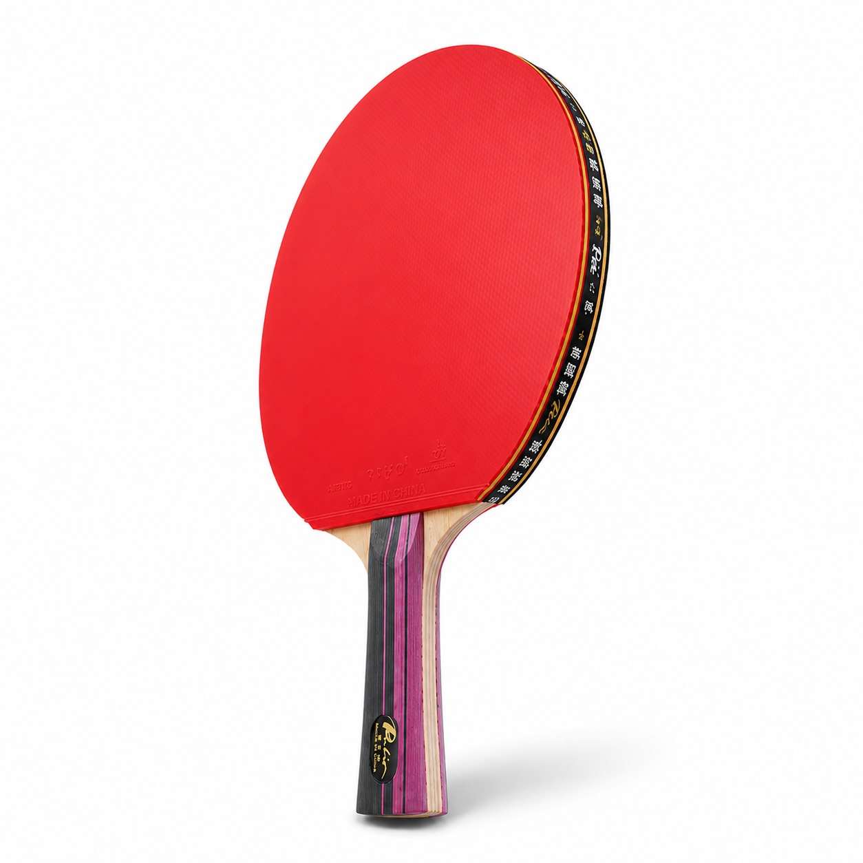Raquette de Tennis de Table Carbone 3 Étoiles – Attaque Rapide & Loop