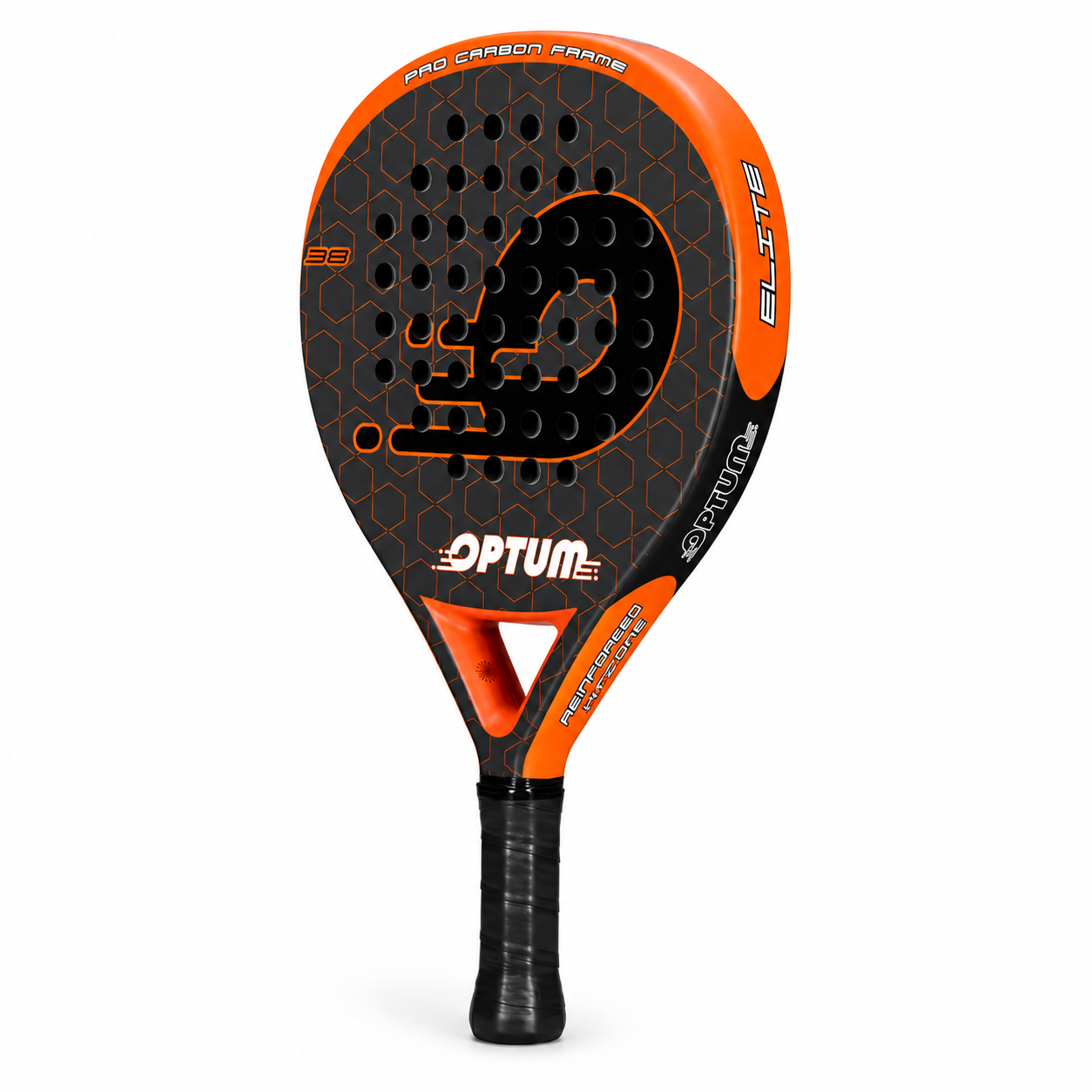 Raquette Padel Carbone Pro – Core EVA Noir Souple, 38mm, Hitzone Renforcé, 360g