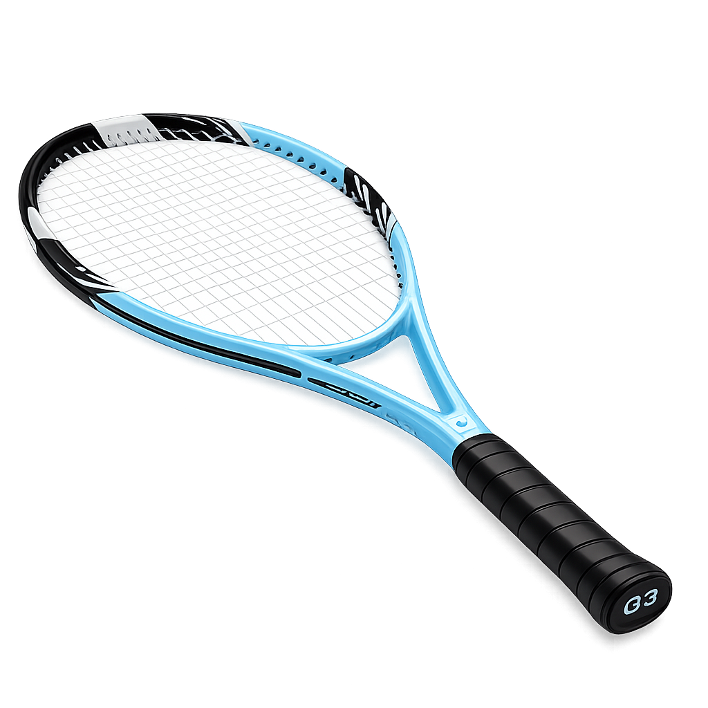 Raquette de Tennis Aluminium-Carbone – Légère et Confort