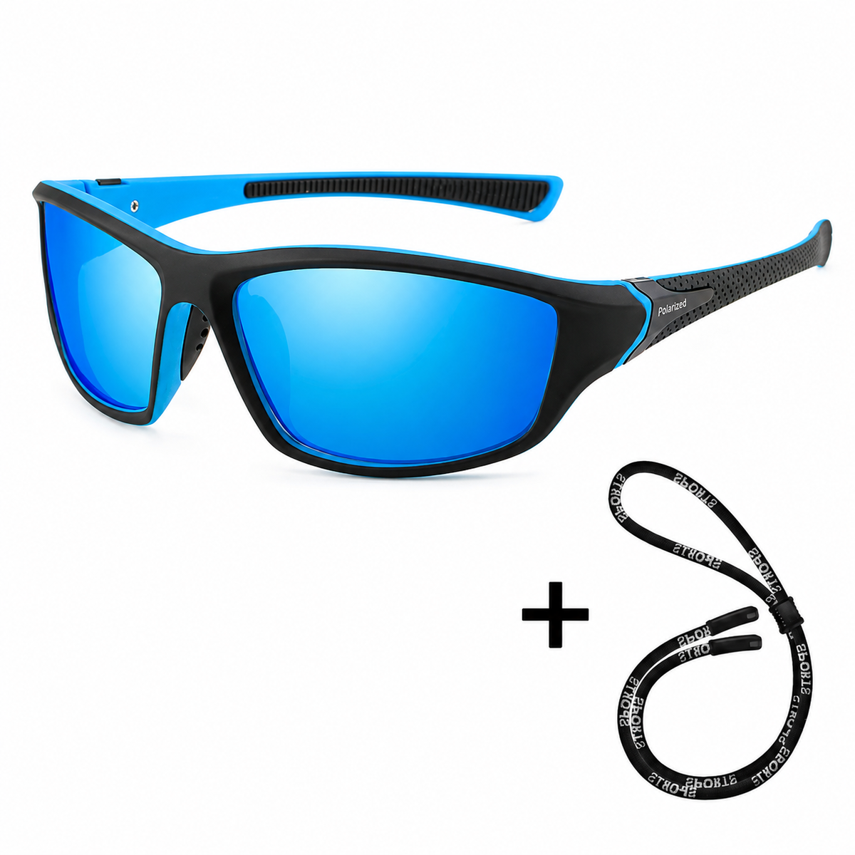 Lunettes de Soleil Polarisées HD avec Cordon Sport