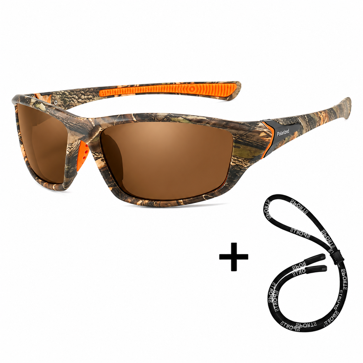 Lunettes de Soleil Polarisées HD avec Cordon Sport