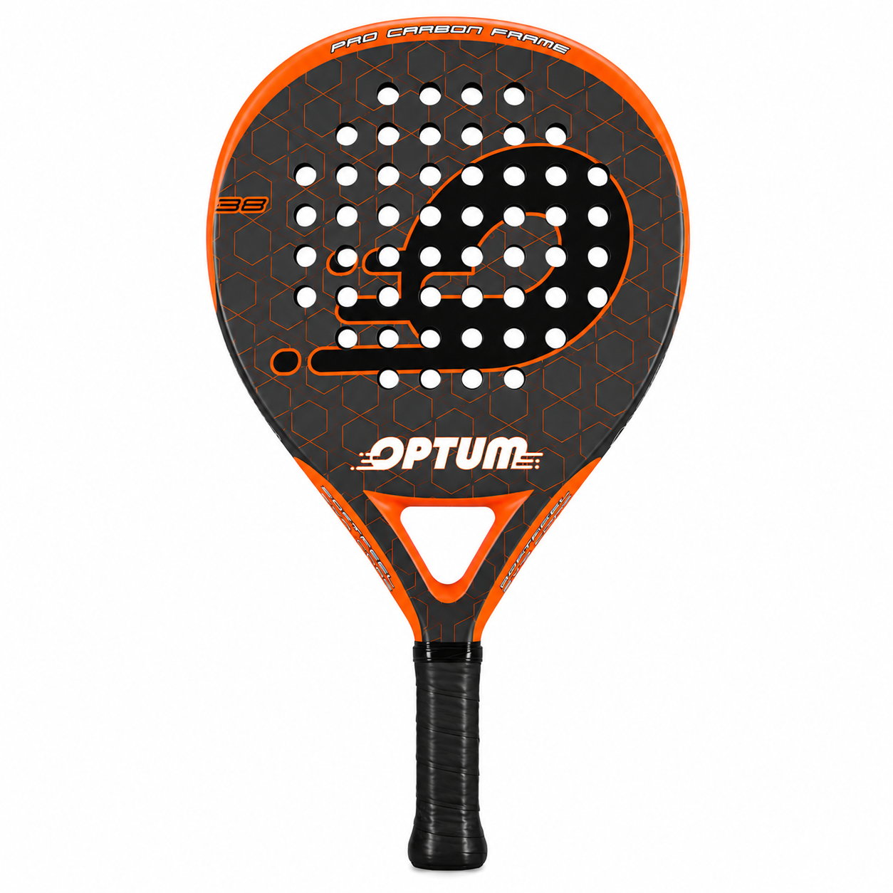 Raquette Padel Carbone Pro – Core EVA Noir Souple, 38mm, Hitzone Renforcé, 360g