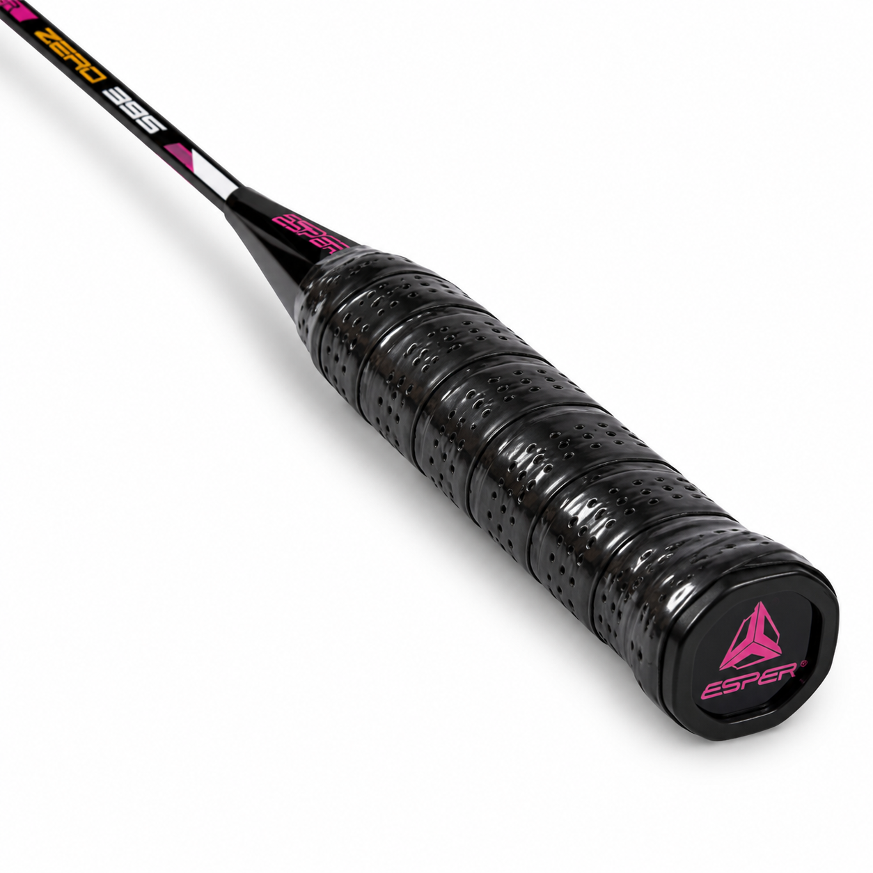 Raquette Badminton Carbone Ultra-Légère 4U – Niveau Débutant, Noir & Rose