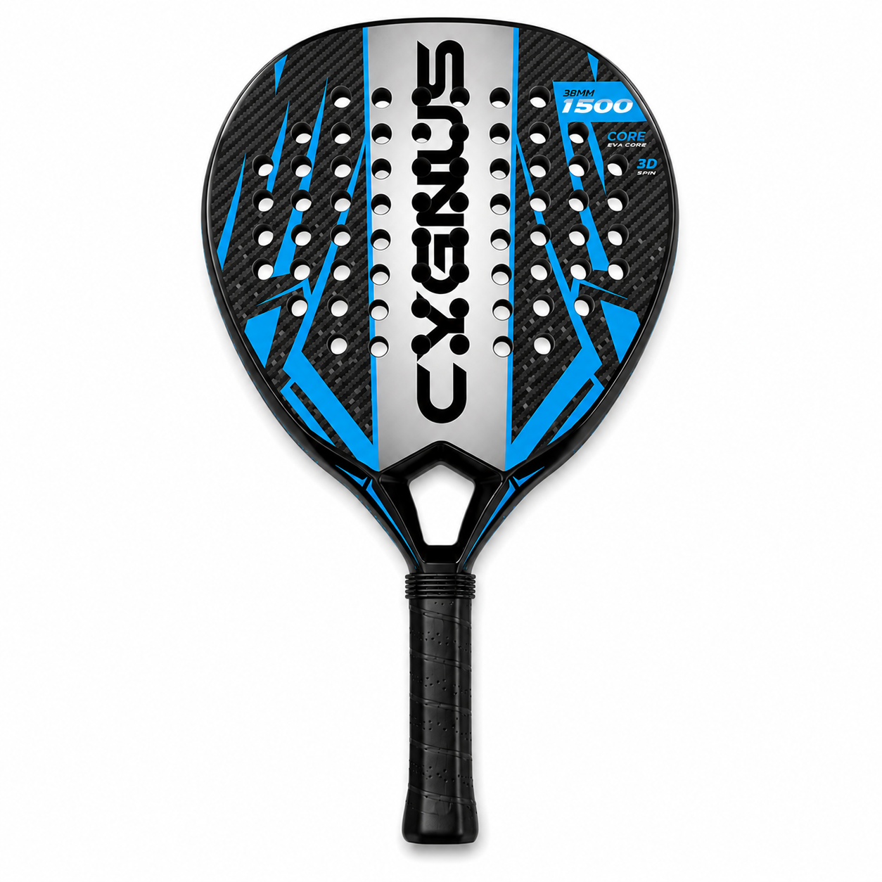 Raquette Padel Carbone T800 – Finition 3D Hydro, Core EVA Haute Densité, 360g