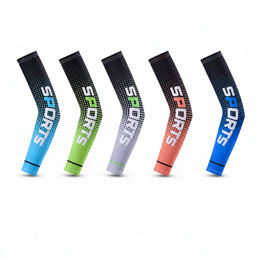 Manchons de Bras Effet Glacé - Protection Solaire Sport Homme