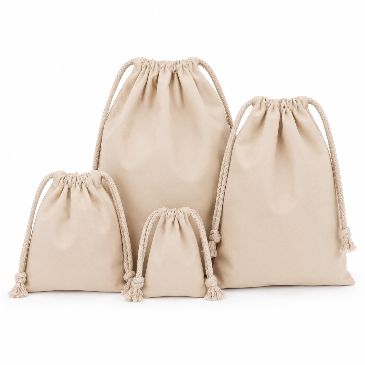 Pochette en Coton à Cordon - Sac de Rangement Multicolore