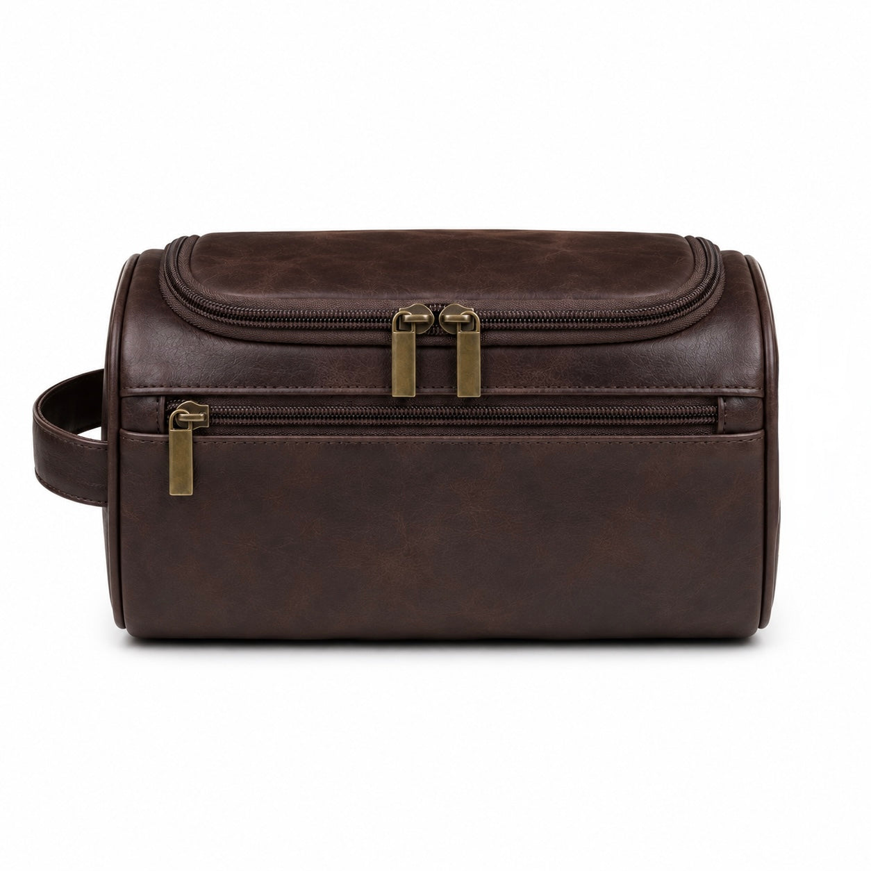 Trousse de Toilette Homme en Cuir PU – Format Voyage Suspendu