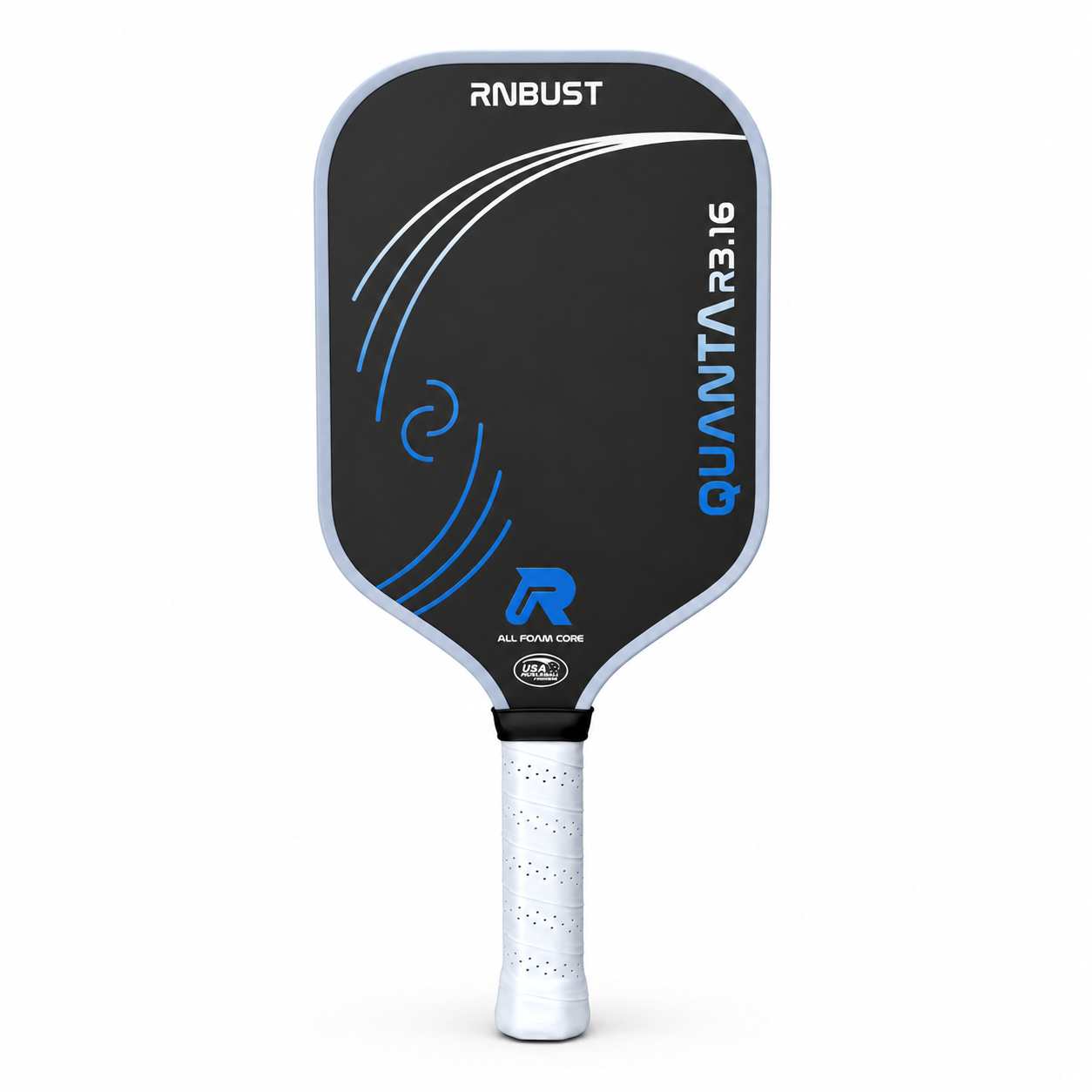 Raquette Pickleball Fibre de Carbone T700 – Légère 225g, Core EVA 16mm