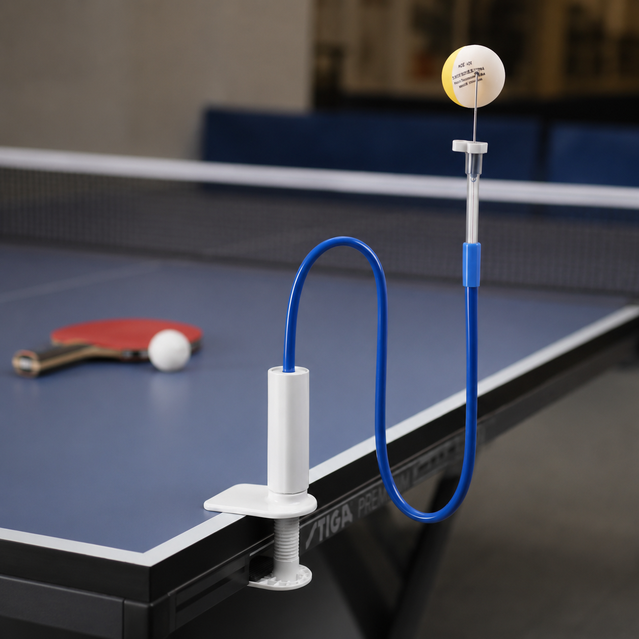 Entraîneur Solo de Tennis de Table – Balle de Rebond Fixe avec Pince