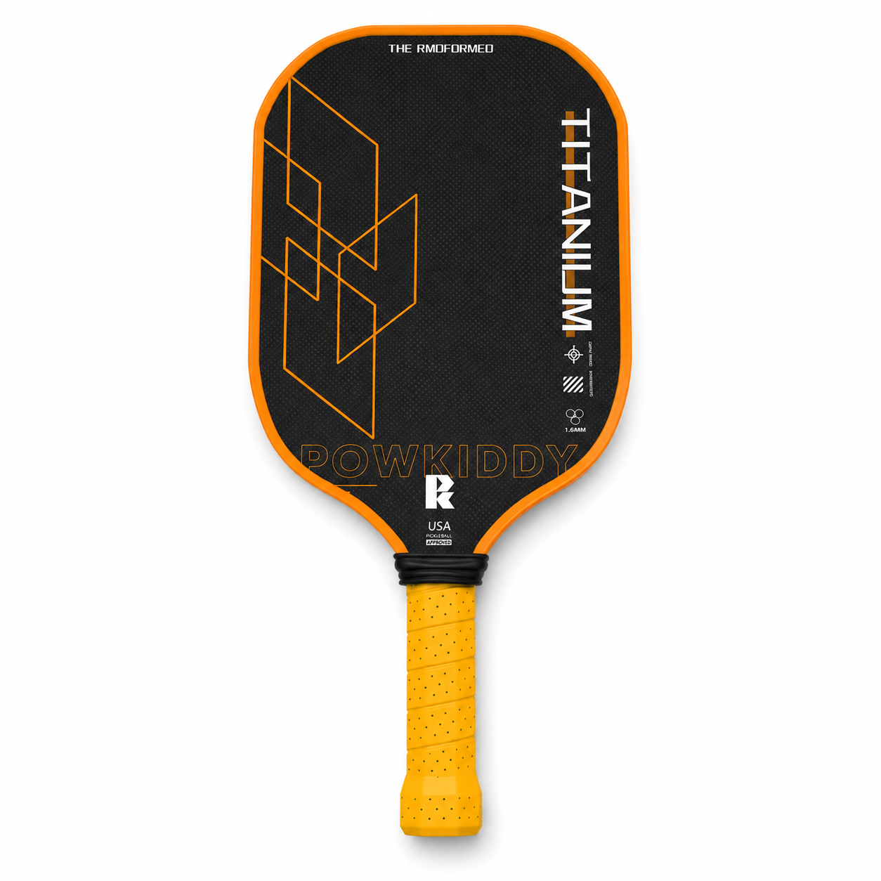 Raquette Pickleball Carbone | Noyau 16mm Nid d'Abeille | Attaque