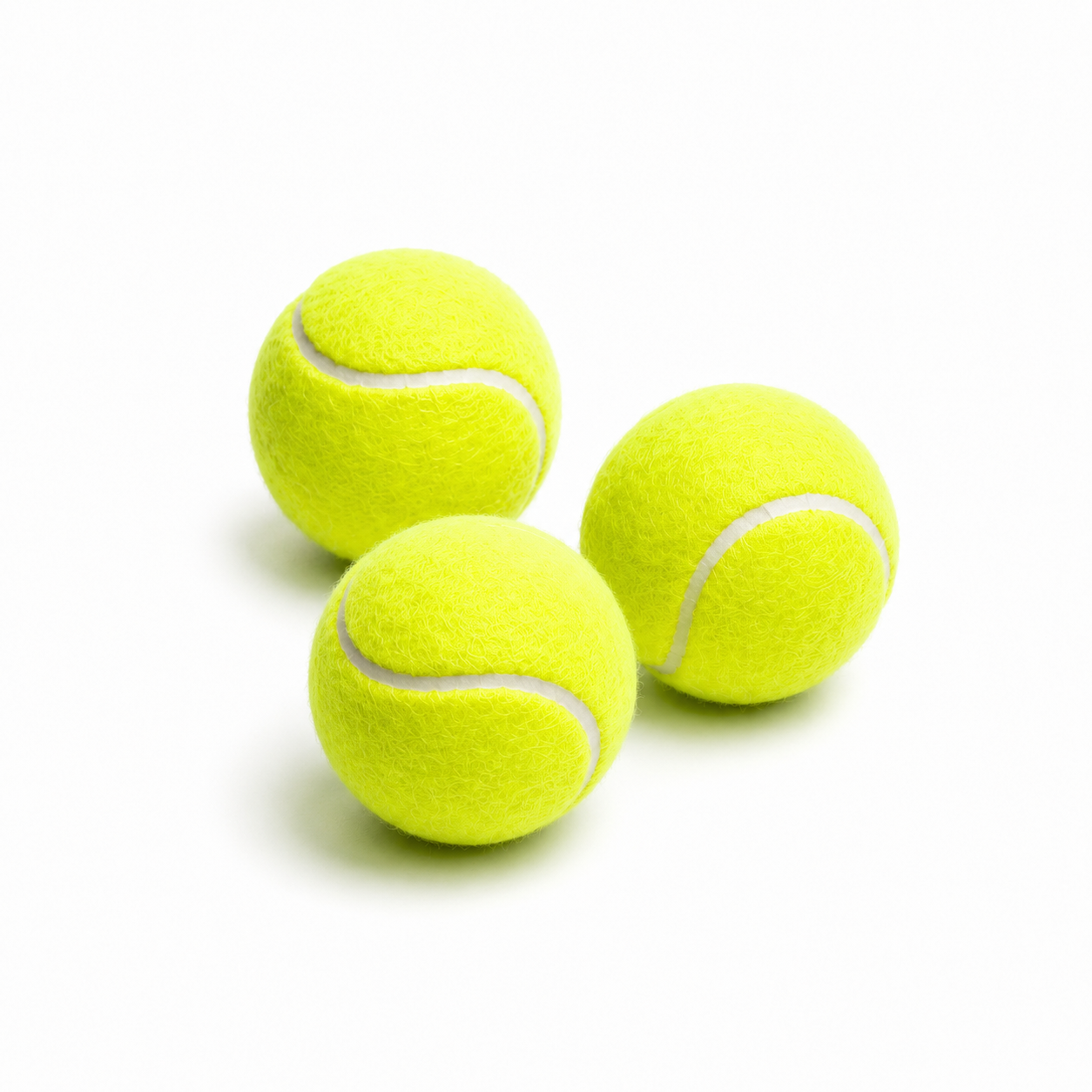 Pack de 10 Balles de Tennis – Couleurs Vives avec Sac de Transport