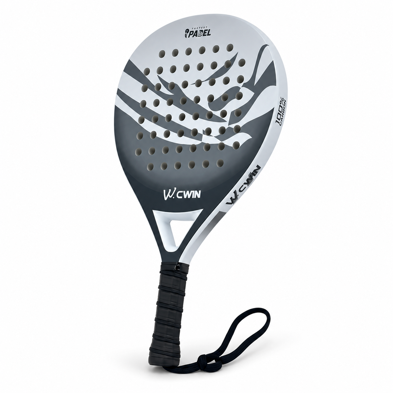 Raquette de Padel Fibre de Carbone 2026 + Sac Inclus – EVA Flex, Sweet Spot Optimisé
