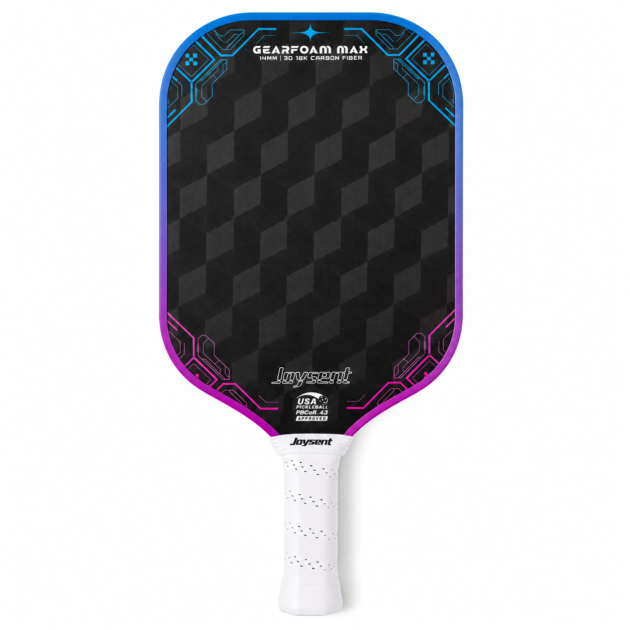 Raquette Pickleball 18K Carbone Brut | Mousse EPP 14mm | Avancé