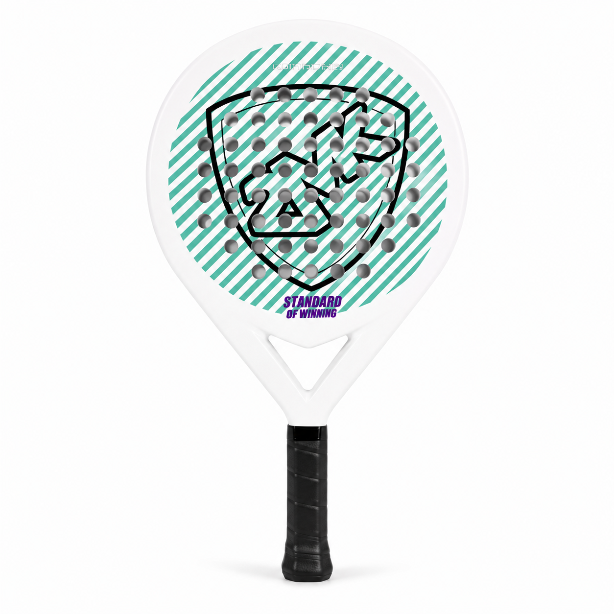 Raquette Padel Carbone Forme Ronde – Core EVA 38mm, Polyvalente Homme & Femme