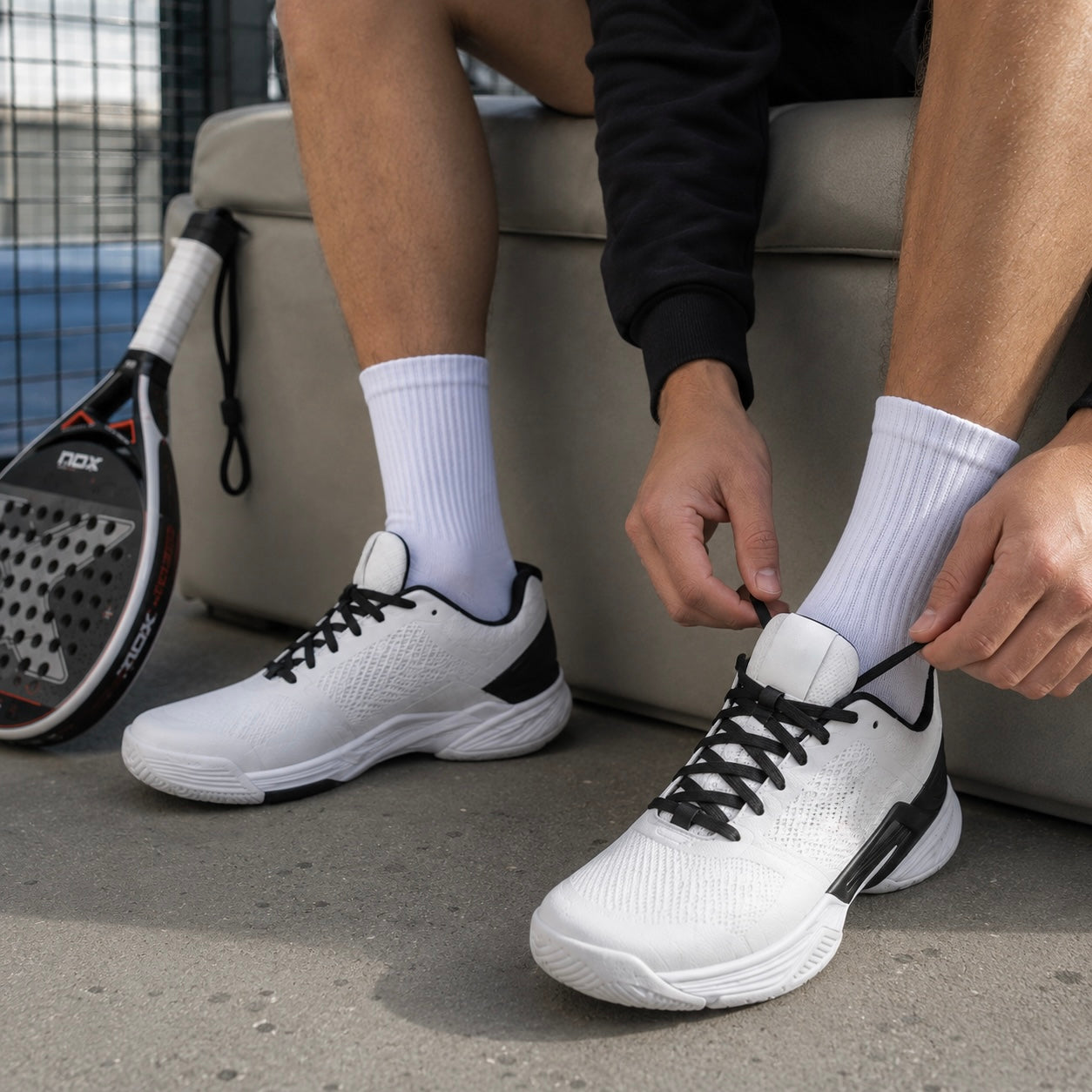 Lot Chaussettes Sport Pickleball | 5 ou 10 Paires | Respirantes