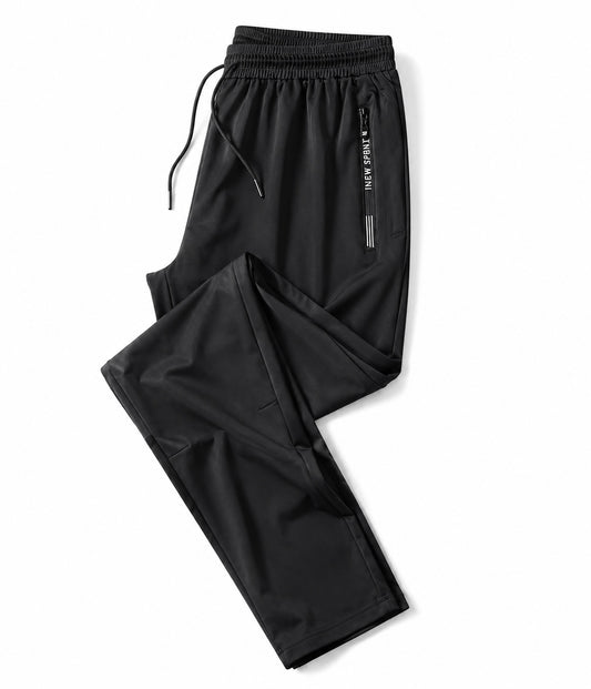 Pantalon Sport Homme | Long Séchage Rapide | Fermeture Éclair