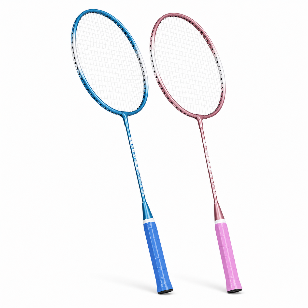 Paire Raquettes Badminton Adulte Légères avec Housse de Transport