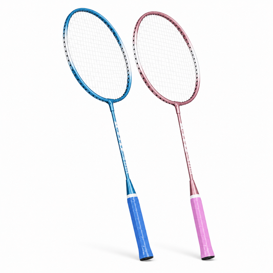 Paire Raquettes Badminton Adulte Légères avec Housse de Transport