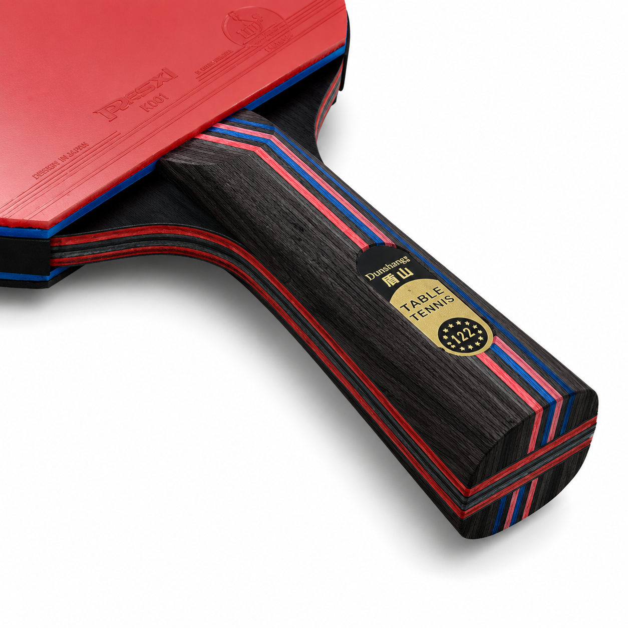 Set de 2 Raquettes de Tennis de Table Carbone Pro avec Housse de Transport