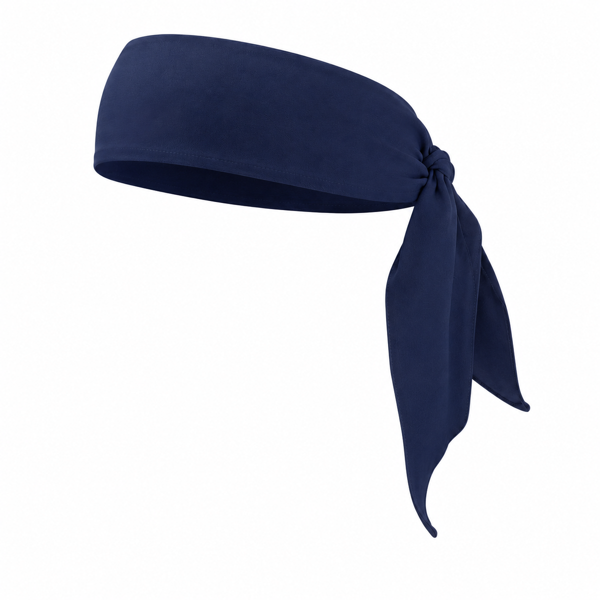 Bandeau de tête pirate sport bleu nuit foncé - vue de face
