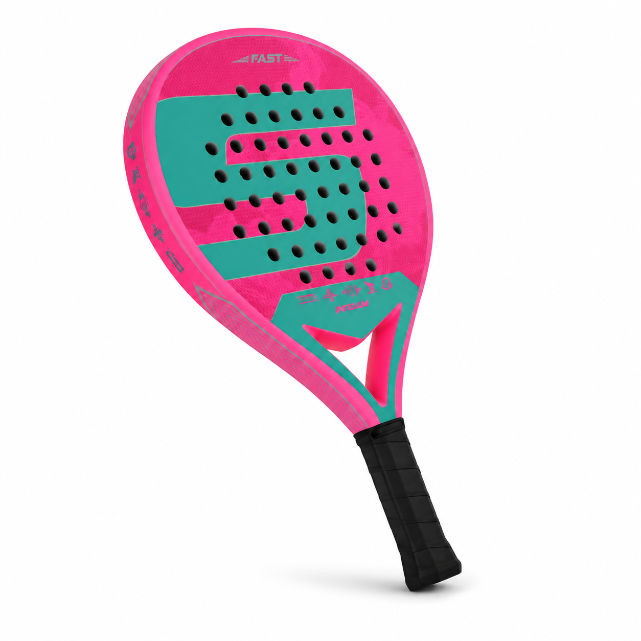 Raquette de Padel Carbon Fiber – Légère & Puissante | Noyau EVA | Débutant à Intermédiaire