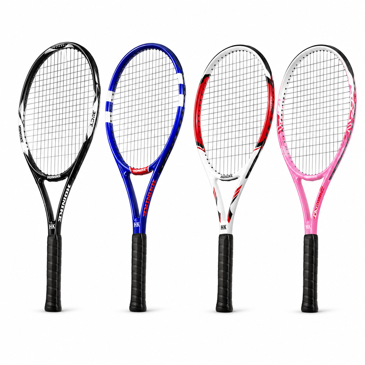 Raquette de Tennis Carbone – Débutant & Amateur, Simple/Double