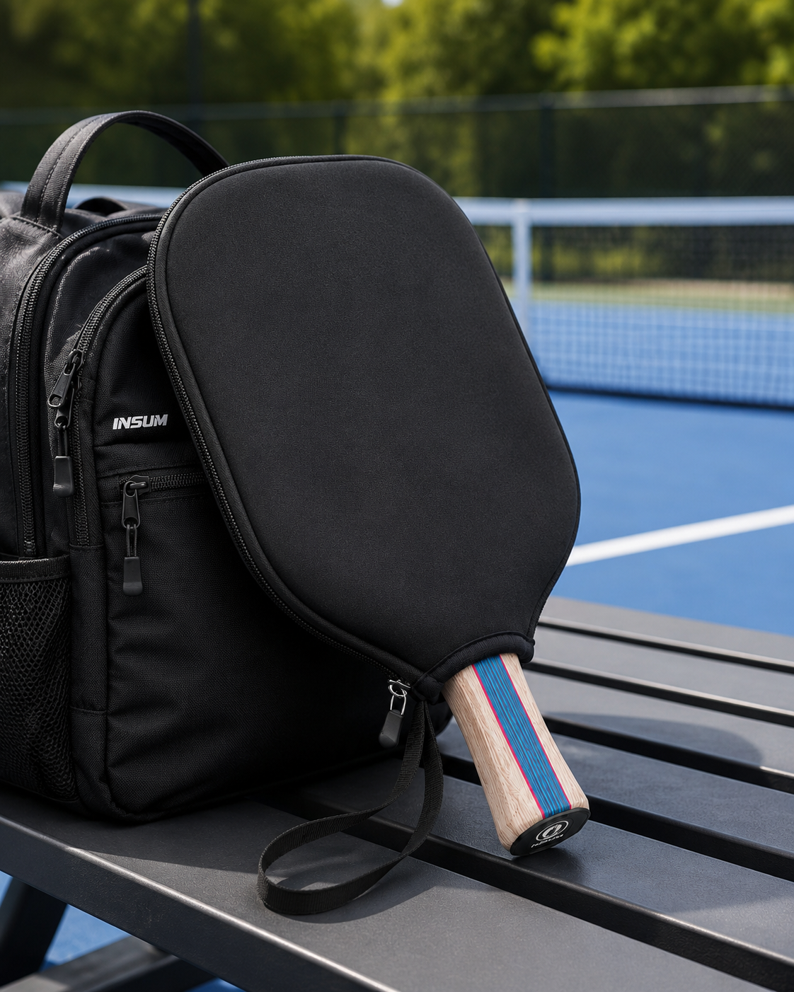 Housse Néoprène Raquette Pickleball | Fermeture Éclair | 21x29cm