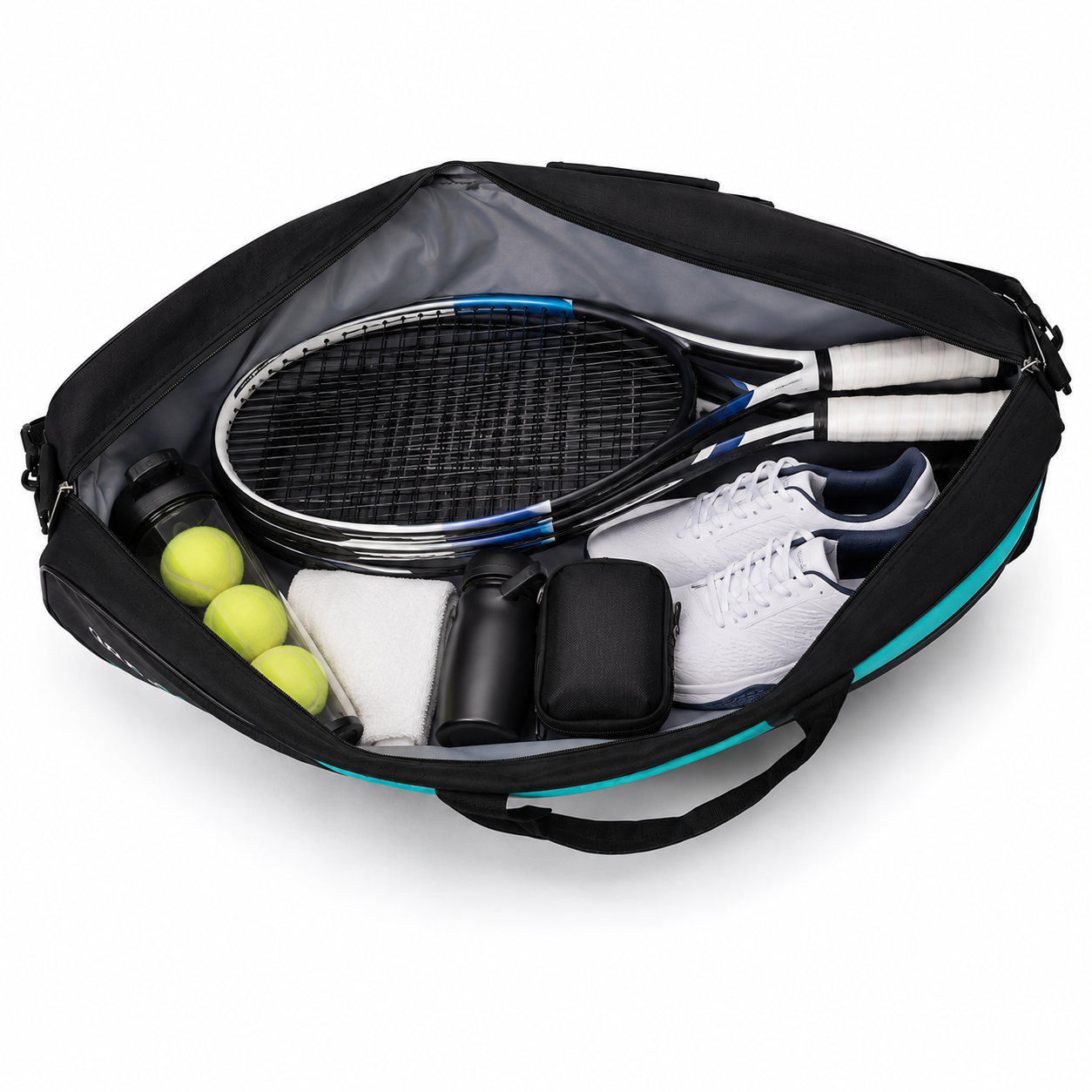 Sac de Sport Tennis Badminton 3 Raquettes – Bandoulière Mixte