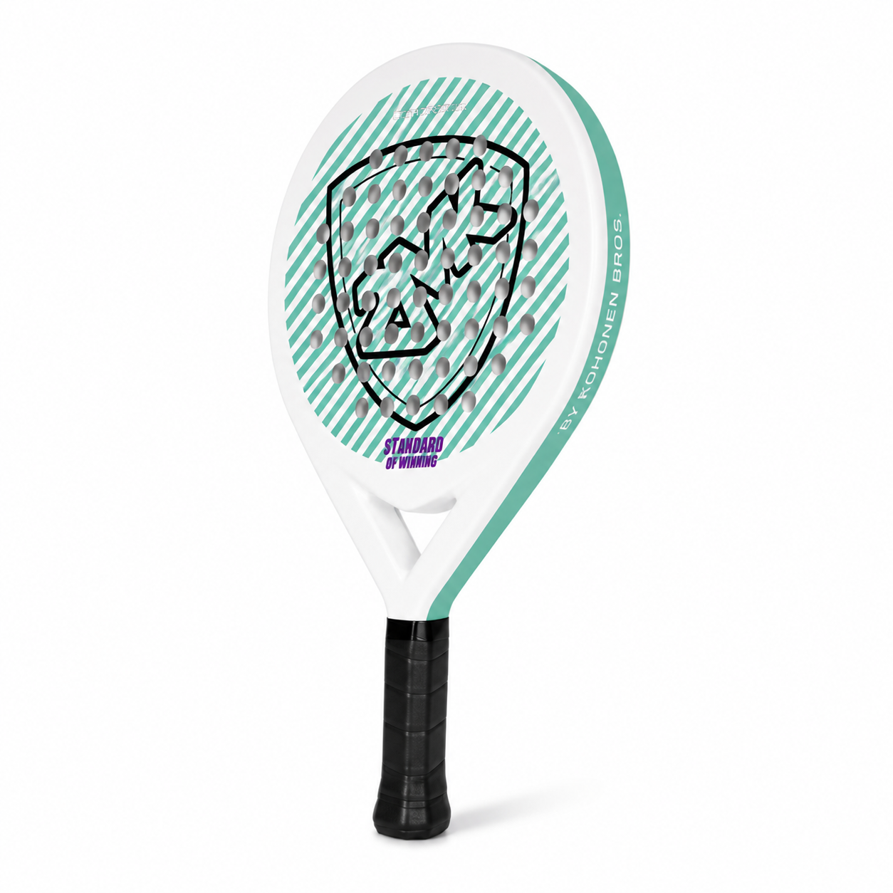Raquette Padel Carbone Forme Ronde – Core EVA 38mm, Polyvalente Homme & Femme