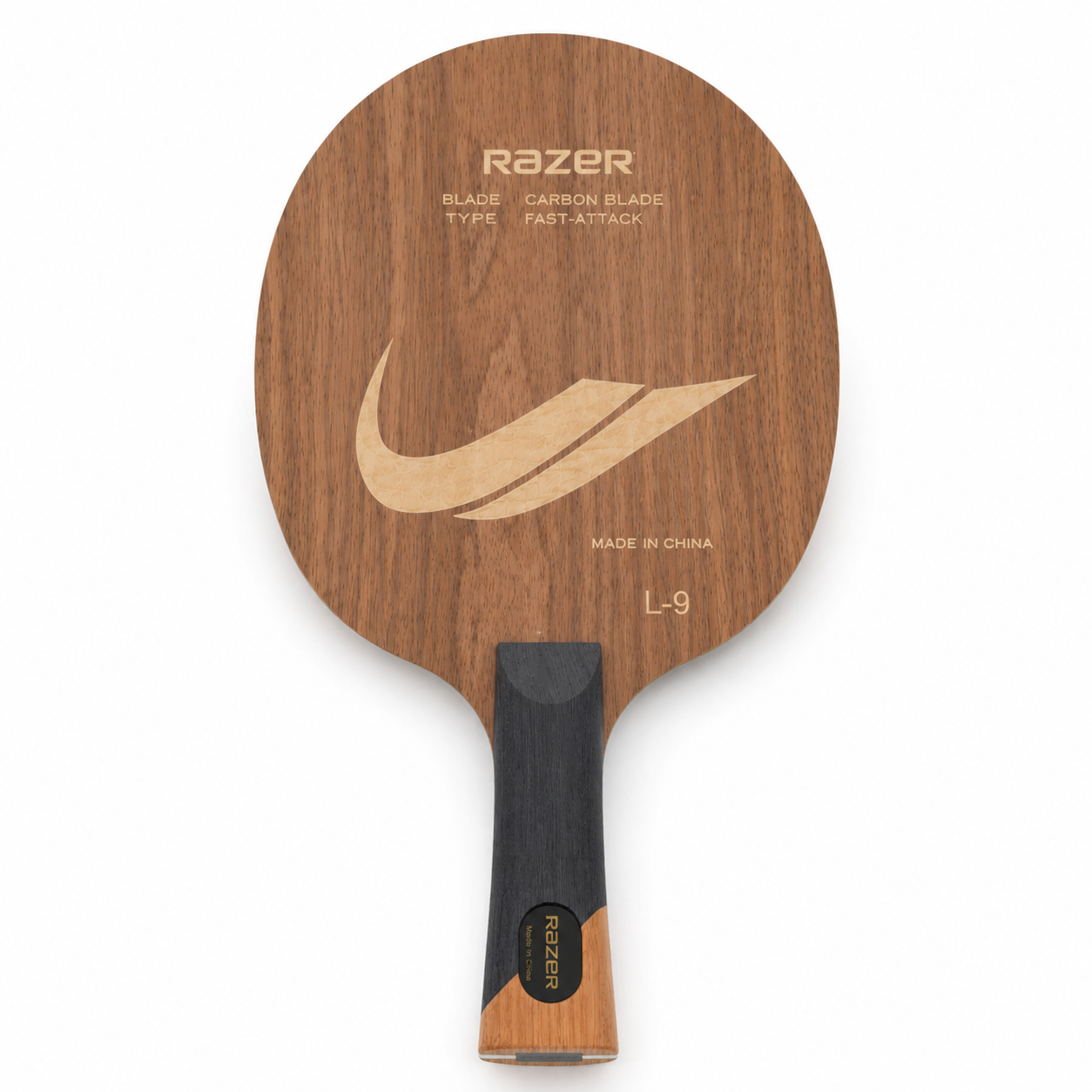 Lame de Tennis de Table 5+2 Carbone – Attaque Rapide