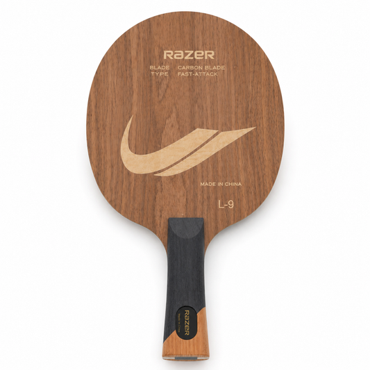 Lame de Tennis de Table 5+2 Carbone – Attaque Rapide